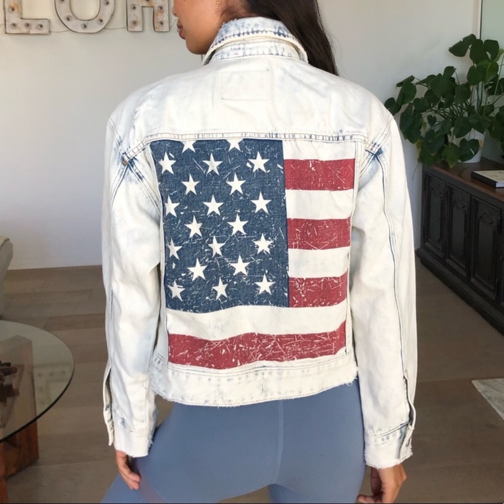 NWT Blank NYC denim USA jacket 🇱🇷 - Picture 4 of 7
